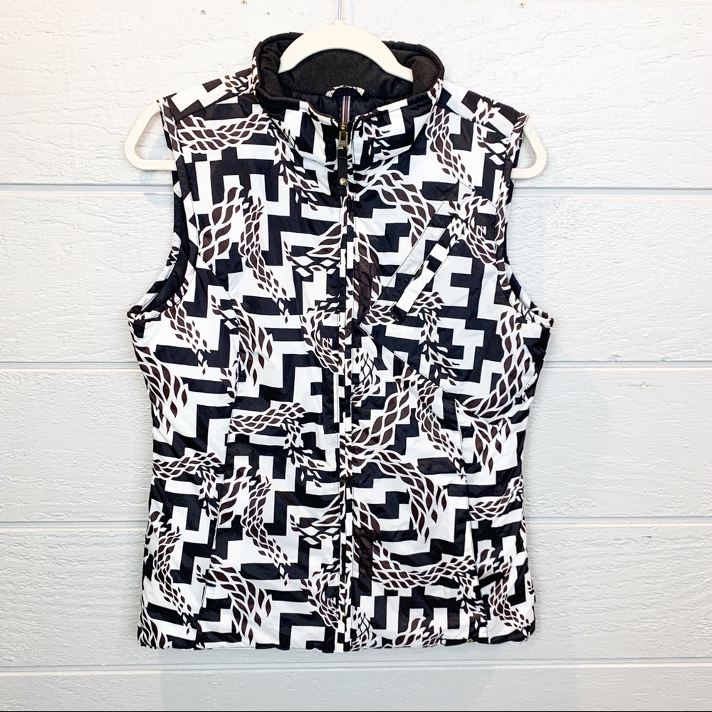 Burton Black & White Print Command Snowboard Vest
